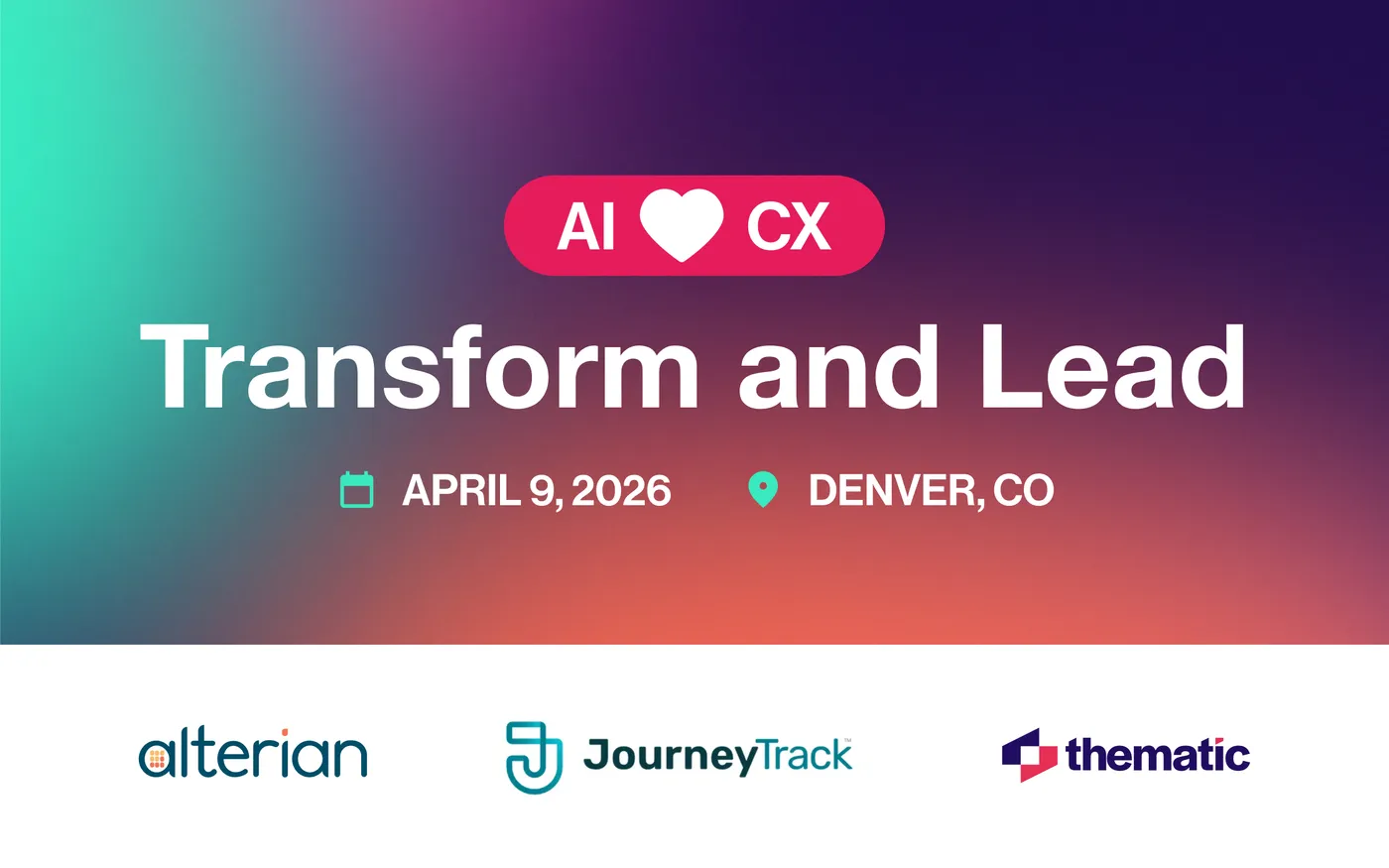 AI and CX: Denver leadership and networking event